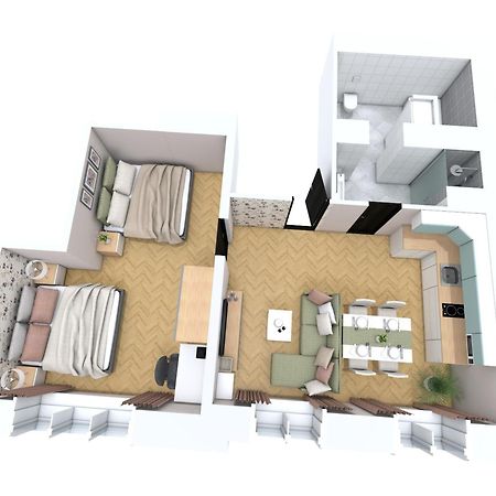 Oasis Apartments At Charles Square Praga Exterior foto
