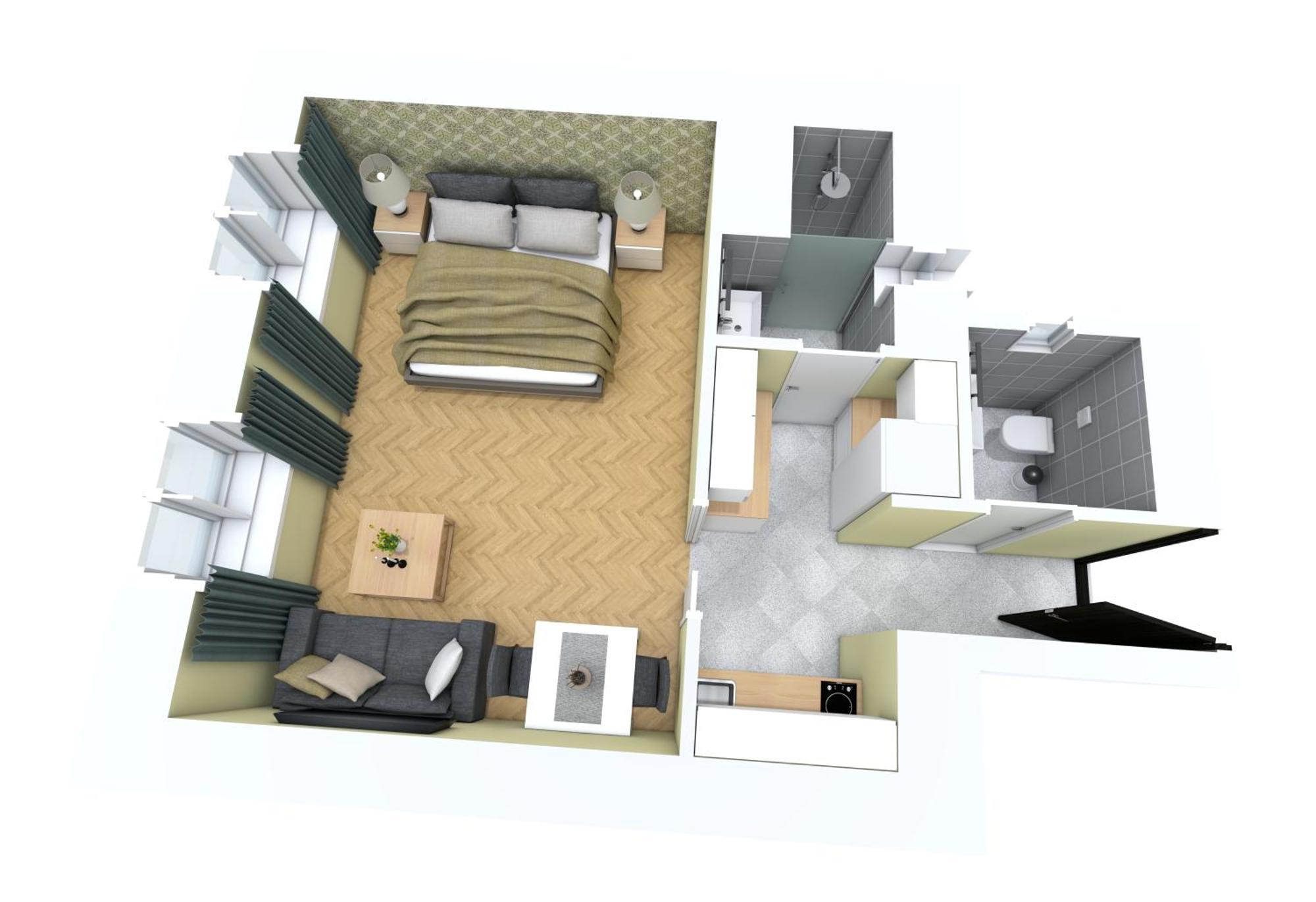 Oasis Apartments At Charles Square Praga Exterior foto
